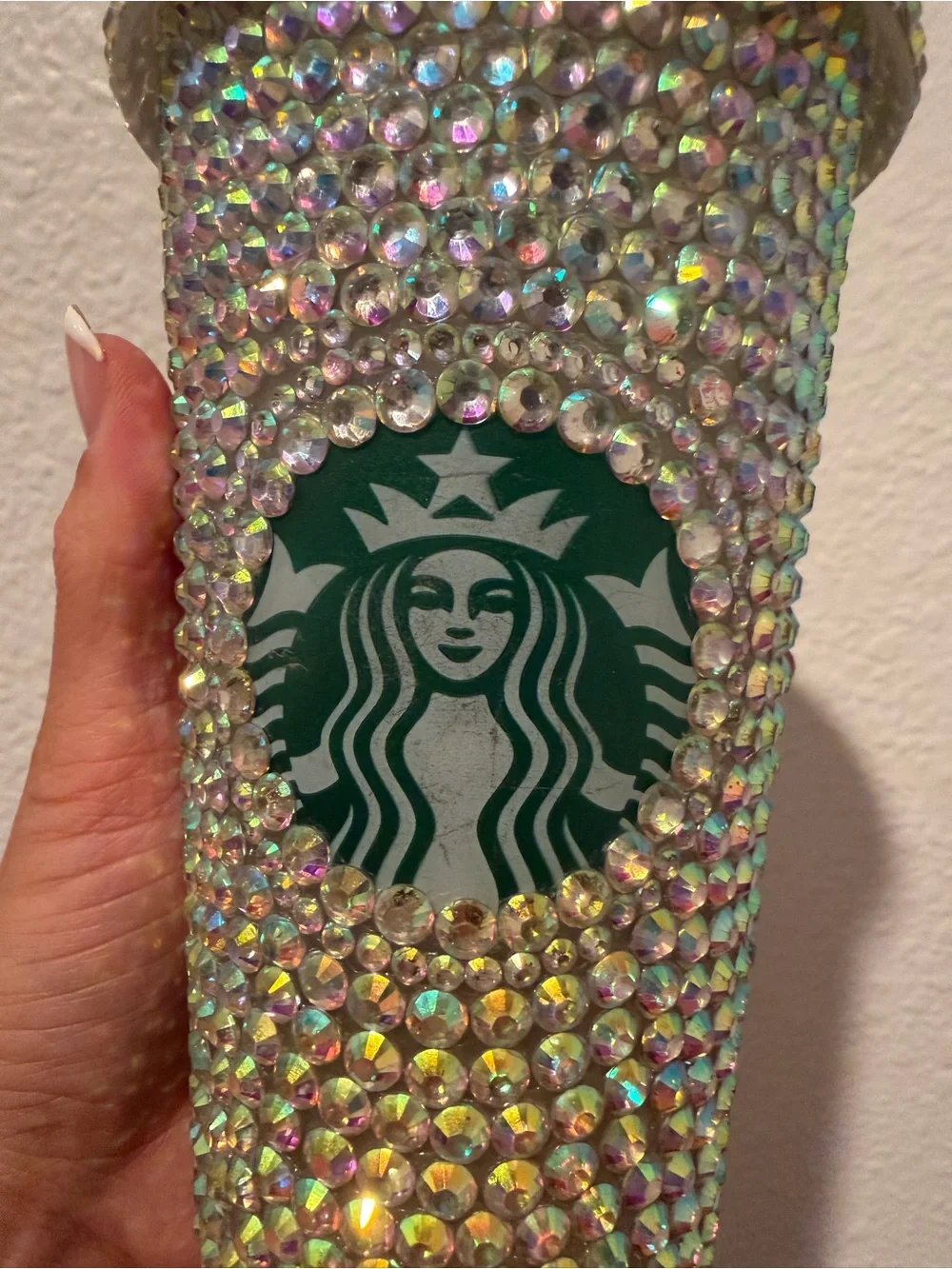Starbucks Iridescent hand crystallized cup